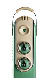 Ariete 839/14 Radiador de Aceite 11 Elementos Vintage Verde