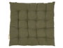 Giftdecor Cojín Silla Verde 40x5.5x40 cm, Interior 100% Algodón, Exterior Algodón-Poliéster (Set de 12)