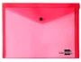 Liderpapel Carpeta dossier con broche roja transparente DIN A5