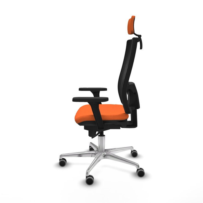 PIQUERAS Y CRESPO Silla de oficina Horna Naranja y Negro