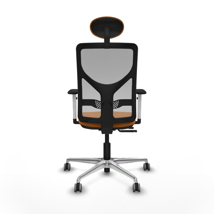 PIQUERAS Y CRESPO Silla de oficina Motilla Naranja y Gris PIQUERAS Y CRESPO Silla de oficina Motilla Naranja y Gris