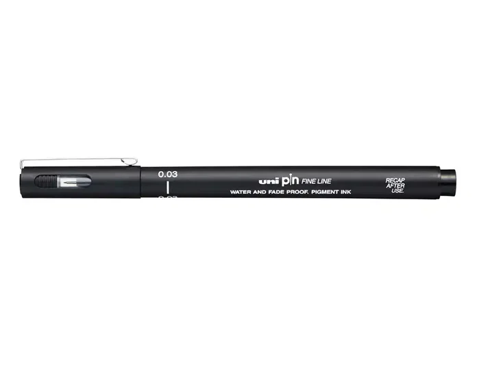 Uniball Rotulador uni pin calibrado 0,03 negro Uniball Rotulador uni pin calibrado 0,03 negro