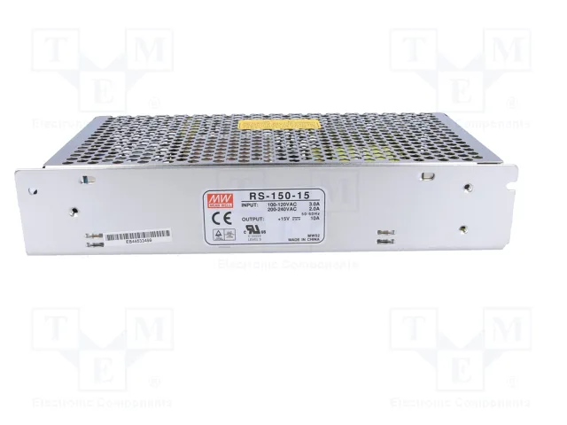 MEAN WELL RS-150-15 150W 15VDC 10A MEAN WELL RS-150-15 150W 15VDC 10A