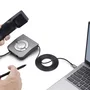 Startech UR9-HEADSET|ADAPTER - Adaptador USB-C a RJ9 para Auriculares/Teléfono, Cable 1.8m, Negro, Plug & Play (Windows, Mac, Android, iOS)