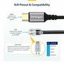 StarTech.com Adaptador USB-C a RJ9 UR9-HEADSET-ADAPTER Negro