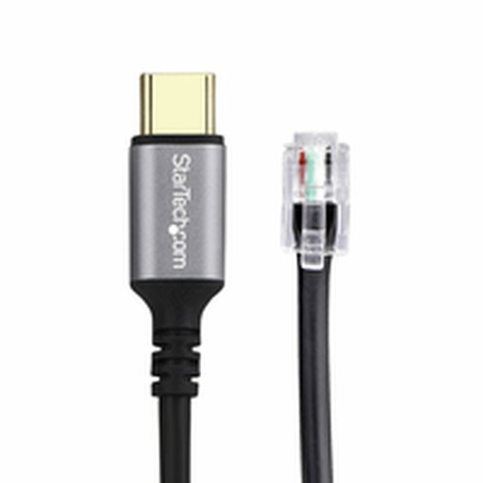StarTech.com Adaptador USB-C a RJ9 UR9-HEADSET-ADAPTER Negro