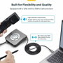 StarTech.com Adaptador USB-C a RJ9 UR9-HEADSET-ADAPTER Negro