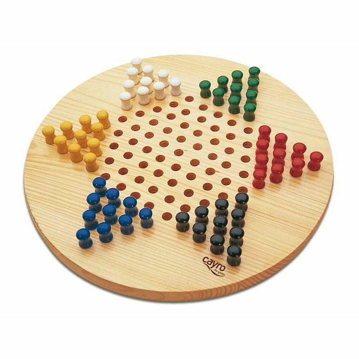 Cayro Juego de Damas Chinas de Madera