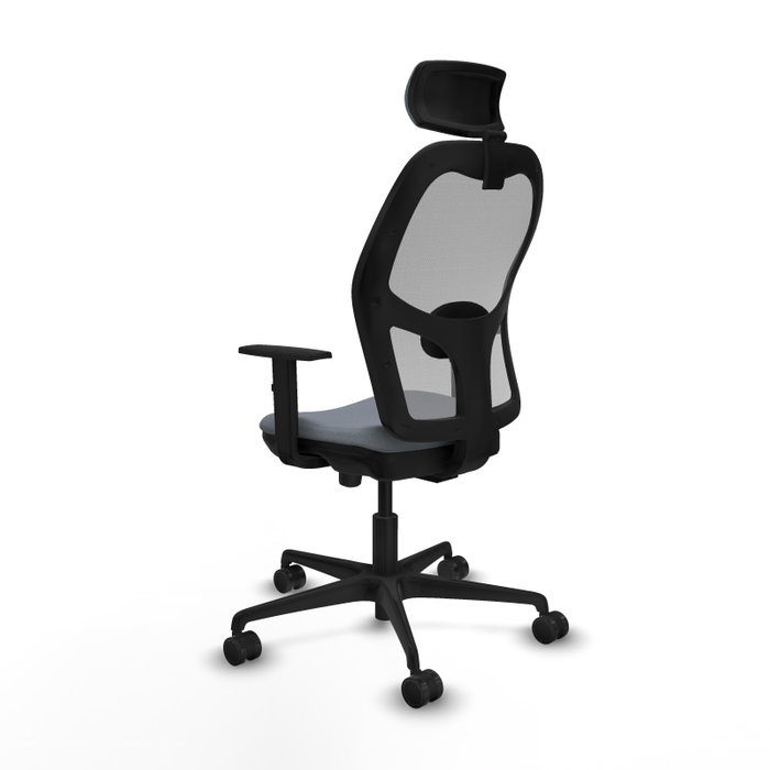 PIQUERAS Y CRESPO Silla de oficina Jorquera Gris con Mecanismo Sincro/Traslack