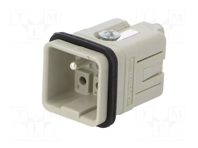 ILME CQM 05 Conector HDC Macho 6 PIN (5+1) 16A ILME CQM 05 Conector HDC Macho 6 PIN (5+1) 16A