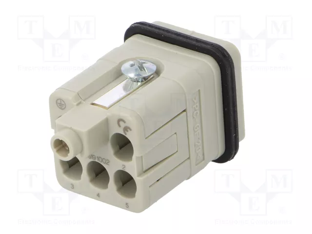 ILME CQM 05 Conector HDC Macho 6 PIN (5+1) 16A ILME CQM 05 Conector HDC Macho 6 PIN (5+1) 16A