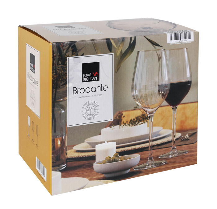 Royal Leerdam Set 6 Copas Vino Brocante 50 cl