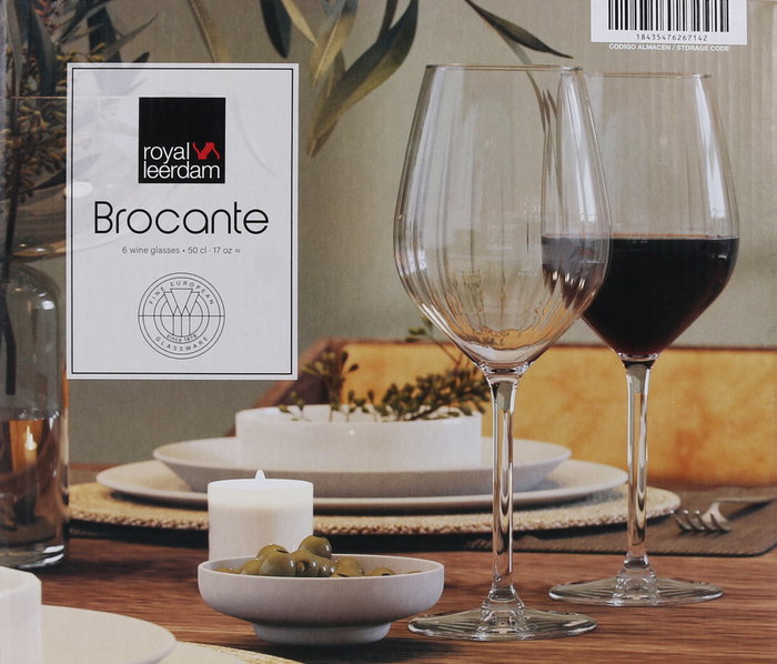 Royal Leerdam Set 6 Copas Vino Brocante 50 cl