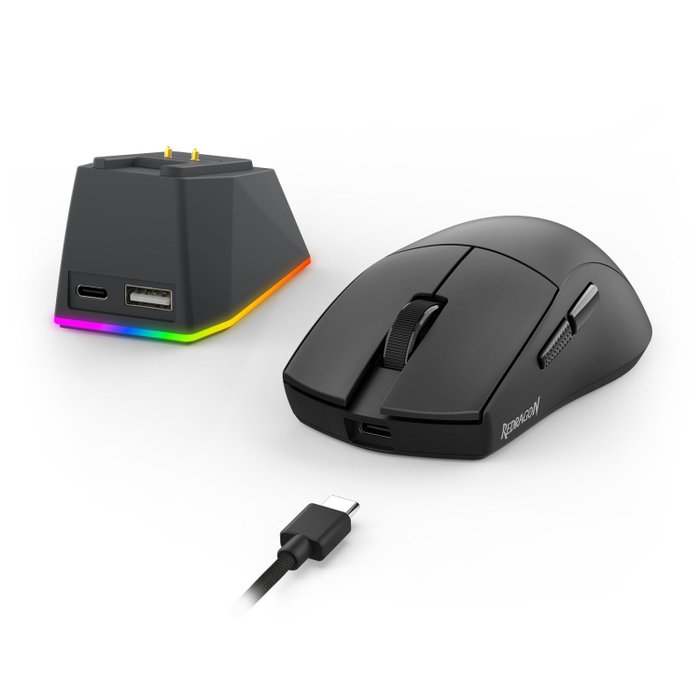 Redragon K1NG ULTRA M999 Ratón Gaming Inalámbrico Negro