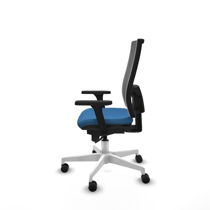 PIQUERAS Y CRESPO Silla de oficina Horna con Mecanismo Sincro Azul claro y Gris PIQUERAS Y CRESPO Silla de oficina Horna con Mecanismo Sincro Azul claro y Gris