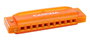 Armónica Cascha Fun Blues Naranja Incluye Estuche Rigido y Folleto