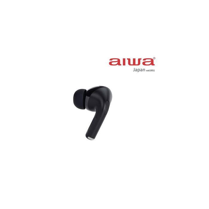 Auriculares Inalámbricos con Estuche de Carga Aiwa EBTW-350TN Negro Auriculares Inalámbricos con Estuche de Carga Aiwa EBTW-350TN Negro