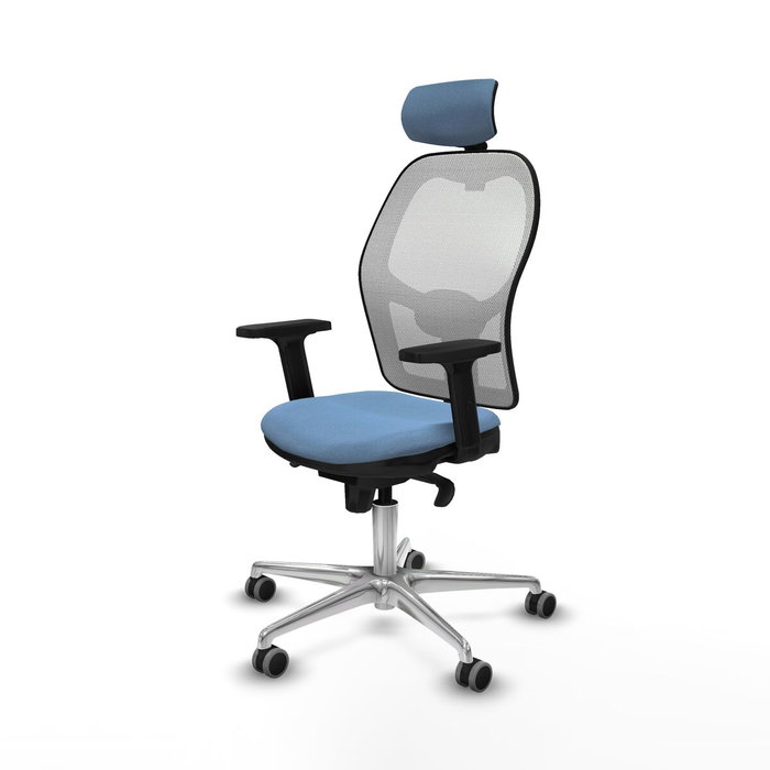 PIQUERAS Y CRESPO Silla de oficina Jorquera Azul Cielo y Blanco PIQUERAS Y CRESPO Silla de oficina Jorquera Azul Cielo y Blanco