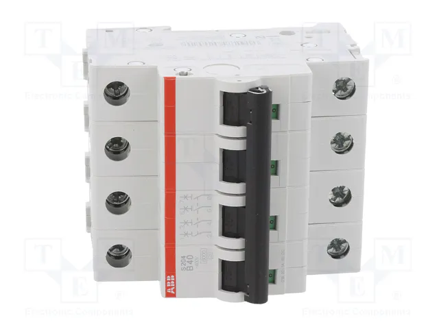 ABB S200 Interruptor magnetotérmico 4 polos 40A 6kA