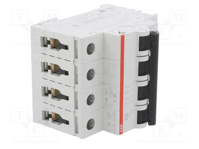ABB S200 Interruptor magnetotérmico 4 polos 40A 6kA