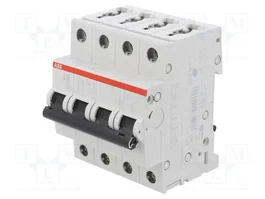 ABB S200 Interruptor magnetotérmico 4 polos 40A 6kA