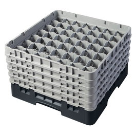 CAMBRO Cesta de lavado 49 compartimentos Negro