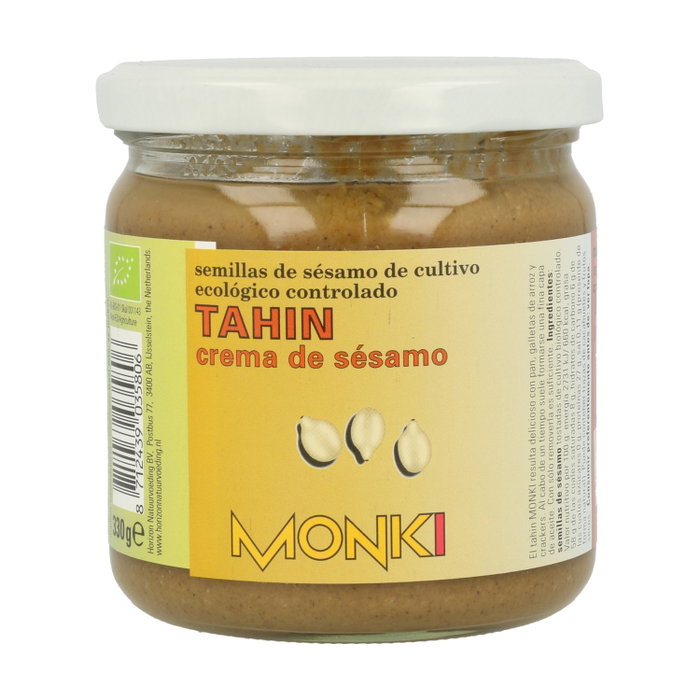 Monki Tahini Bio Crema de Sésamo sin Sal 330g Monki Tahini Bio Crema de Sésamo sin Sal 330g