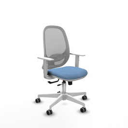 PIQUERAS Y CRESPO Silla de oficina Cilanco Azul cielo y Gris