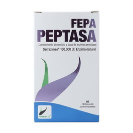 Fepa Peptasa 120.000 UI 60 Cápsulas Complemento Alimenticio Enzimas Proteasas Fepadiet