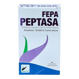 FEPADIET 130.000Ui Fepa-Peptasa Sinergia de Enzimas Proteasas 60 Cápsulas