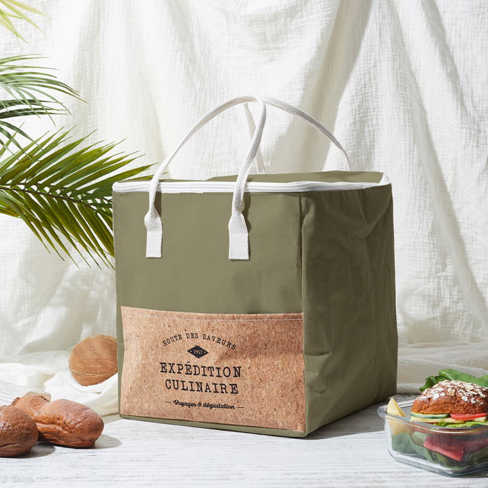 Cook Concept Bolsa Térmica "Corcho" 23 L Exterior Algodón y Poliéster