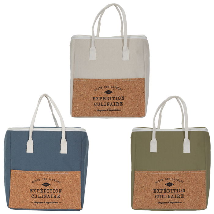 Cook Concept Bolsa Térmica "Corcho" 23 L Exterior Algodón y Poliéster