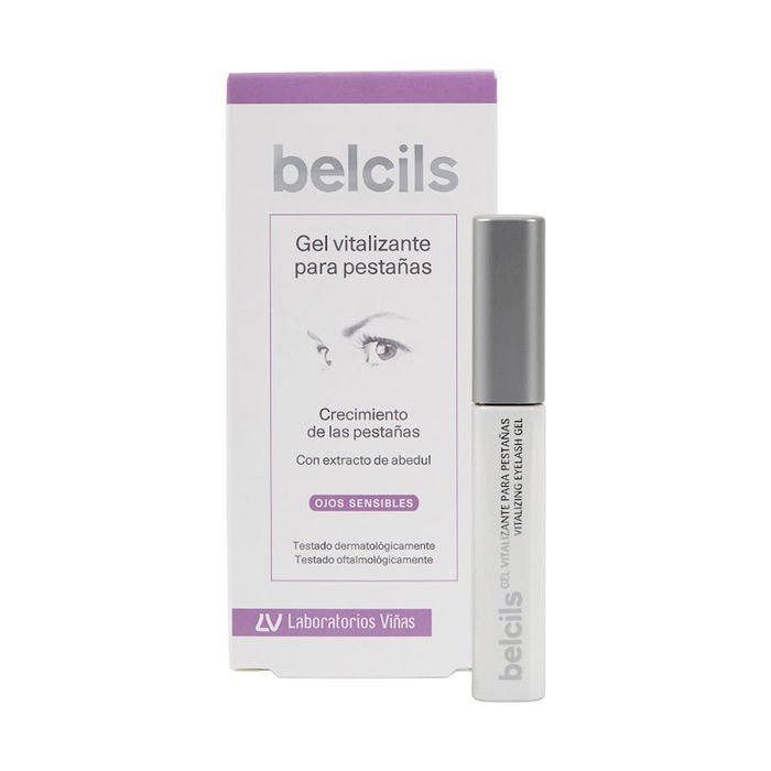 Belcils Gel Vitalizante para Pestañas Ojos Sensibles Tratamiento Prebase con Ácido Hialurónico 8 ml
