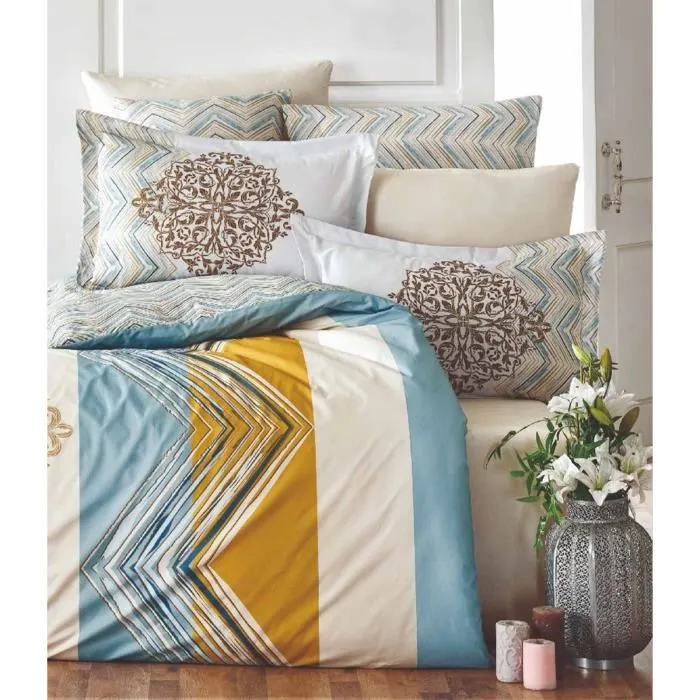 Juego de Cama 1 Funda Nórdica 220x240 cm + 2 Fundas de Almohada 60x60 cm 100% Algodón Reforzado Blanco ASI8683342463898 Juego de Cama 1 Funda Nórdica 220x240 cm + 2 Fundas de Almohada 60x60 cm 100% Algodón Reforzado Blanco ASI8683342463898