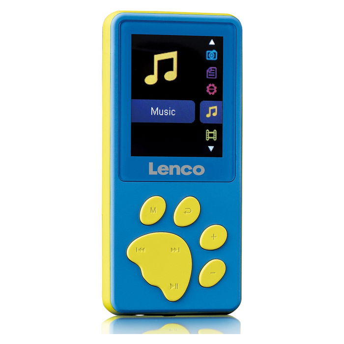 Lenco Xemio-560BU Reproductor MP4 8 GB Azul con Auriculares Incluidos Pantalla LCD 1.8 Pulgadas