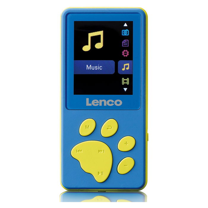 Lenco Xemio-560BU Reproductor MP4 8 GB Azul con Auriculares Incluidos Pantalla LCD 1.8 Pulgadas