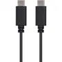 Nano Cable 10.01.2301 Cable USB 2.0 Tipo-C Macho - USB Tipo-C Macho, Negro, 1 Metro, 480Mbps