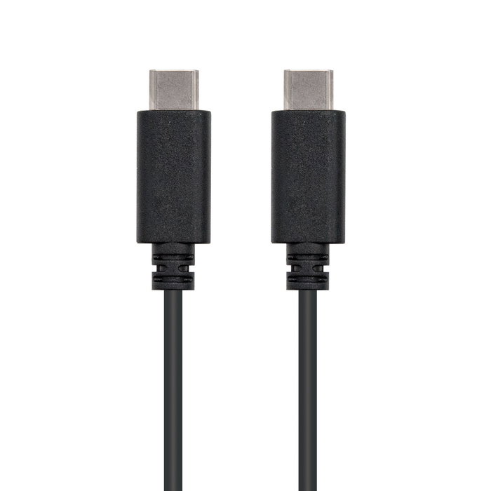 Nanocable Cable USB 2.0 USB-C a USB-C, 1m, Negro Nanocable Cable USB 2.0 USB-C a USB-C, 1m, Negro