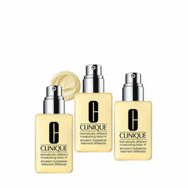 Set Trio, Clinique, Dramatically Different Lotion+, Hidratante, Día & Noche, Loción, Para la cara, 3 uds, 125 ml