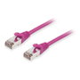 EQUIP Patchkabel Cat6a S/FTP 2xRJ45 0,5m Púrpura