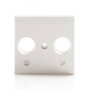 Tapa Frontal R/Tv-Sat Blanco