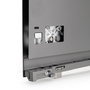 Emuca Cajón exterior Vertex con regulación 3D de altura 93mm, 40kg, profundidad 500mm, Acero, Gris antracita