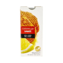 SAWES Caramelos Balsam Sin Azúcar Miel Limón Vit C 22g