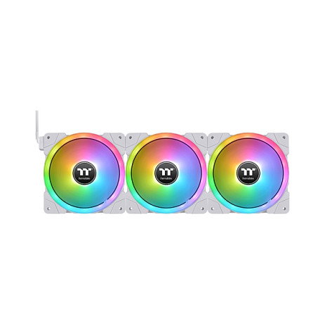 Thermaltake SWAFAN EX14 Ventilador PC RGB 140mm Blanco Pack 3