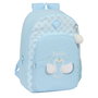Mochila Escolar Glow Lab Cisnes Azul 30 x 46 x 14 cm