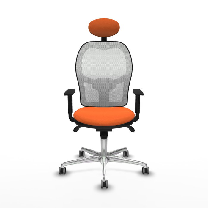 PIQUERAS Y CRESPO Silla de oficina Jorquera Naranja y Blanco PIQUERAS Y CRESPO Silla de oficina Jorquera Naranja y Blanco