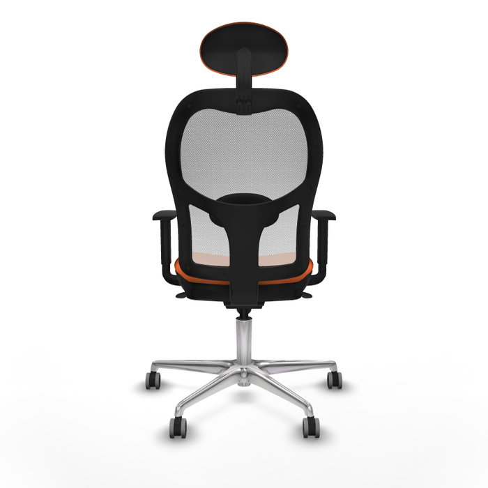 PIQUERAS Y CRESPO Silla de oficina Jorquera Naranja y Blanco PIQUERAS Y CRESPO Silla de oficina Jorquera Naranja y Blanco