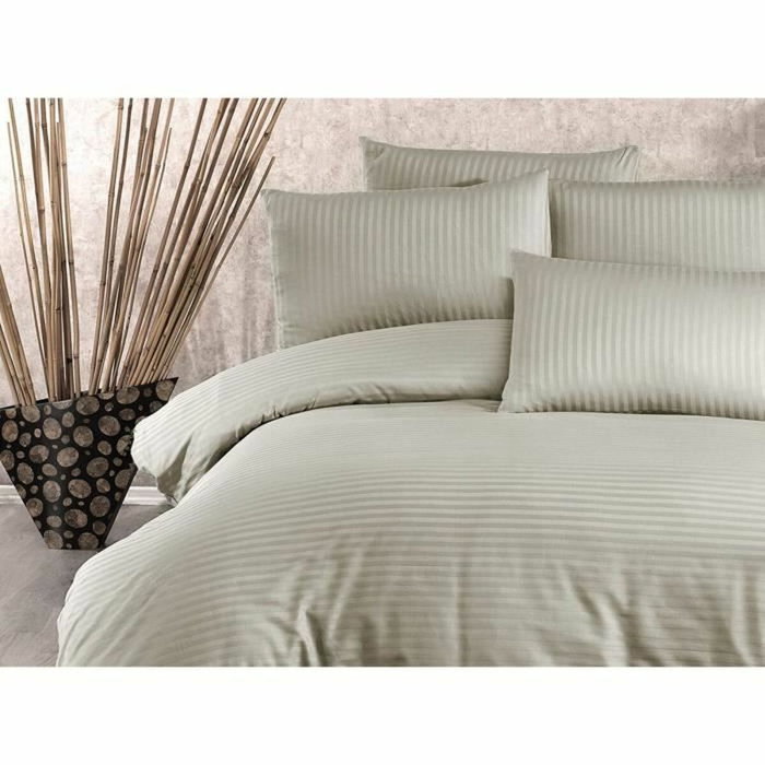 AUCUNE Juego de cama capuchino con funda nórdica y 2 fundas de almohada AUCUNE Juego de cama capuchino con funda nórdica y 2 fundas de almohada