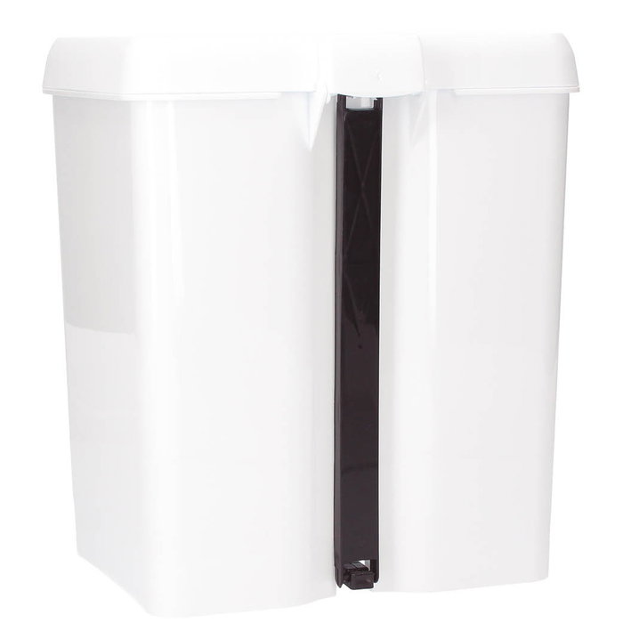 Dovelis Pack de 6 Cubos de Basura con Pedal 7L Blanco Retráctil Dovelis Pack de 6 Cubos de Basura con Pedal 7L Blanco Retráctil