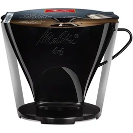Melitta Portafiltros de Café 1x6 Negro